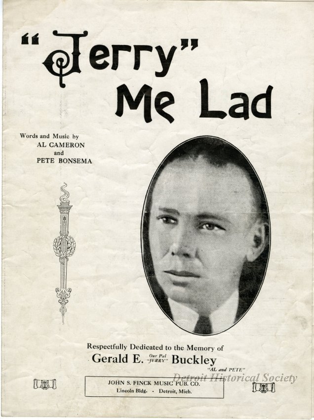 “Jerry Me Lad” sheet music, c.1930 – 1959.116.012
