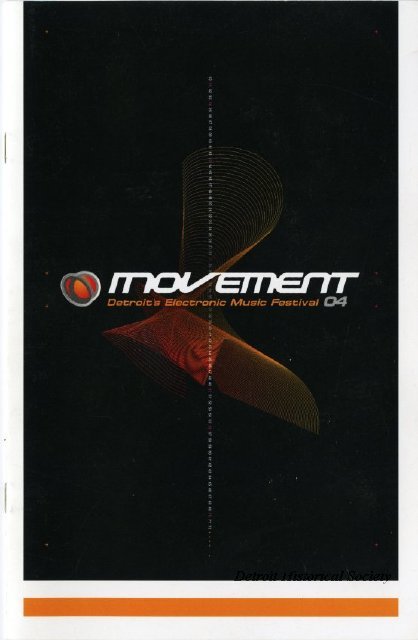 Detroit Electronic Music Festival booklet, 2004