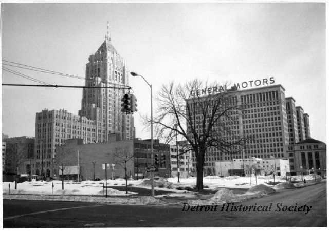 General Motors and the Fisher Building in New Center, 1982 - 2008.033.718