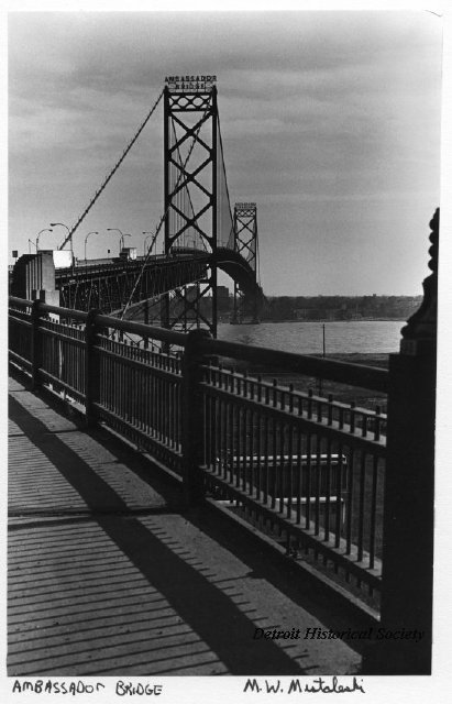 Ambassador Bridge, c. 1972
