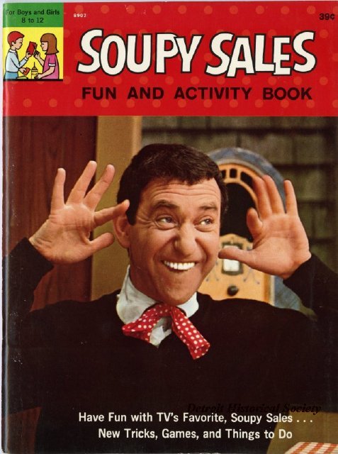 Soupy Sales activity book, 1965 - 2009.005.002
