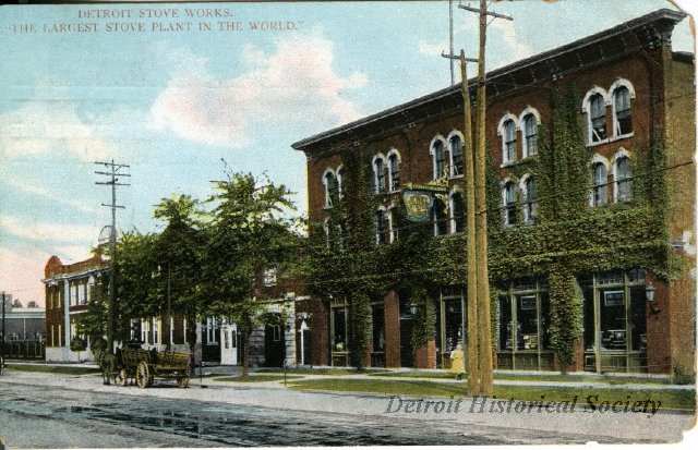 Detroit Stove Works postcard