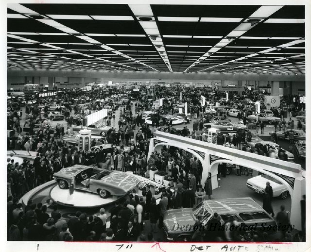 North American International Auto Show in Cobo Hall, 1960s - 2012.022.026