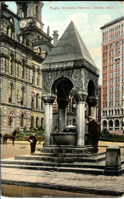 Bagley Memorial Fountain, 1908