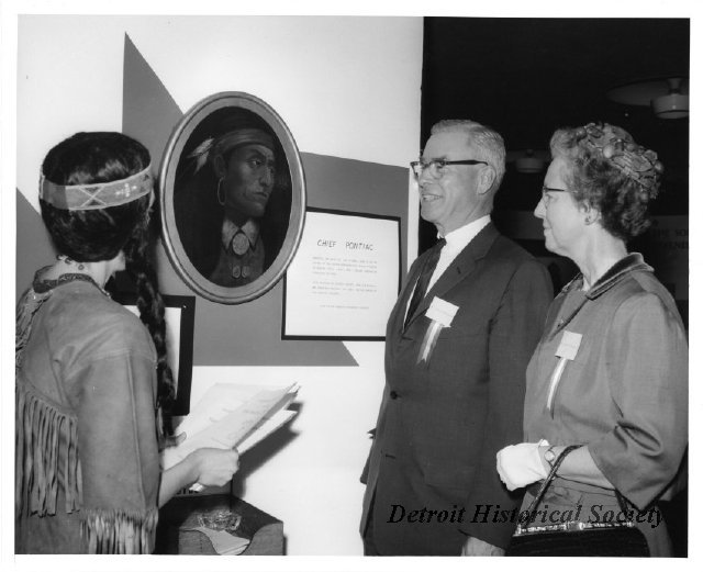 Chief Pontiac exhibit photograph, 1963