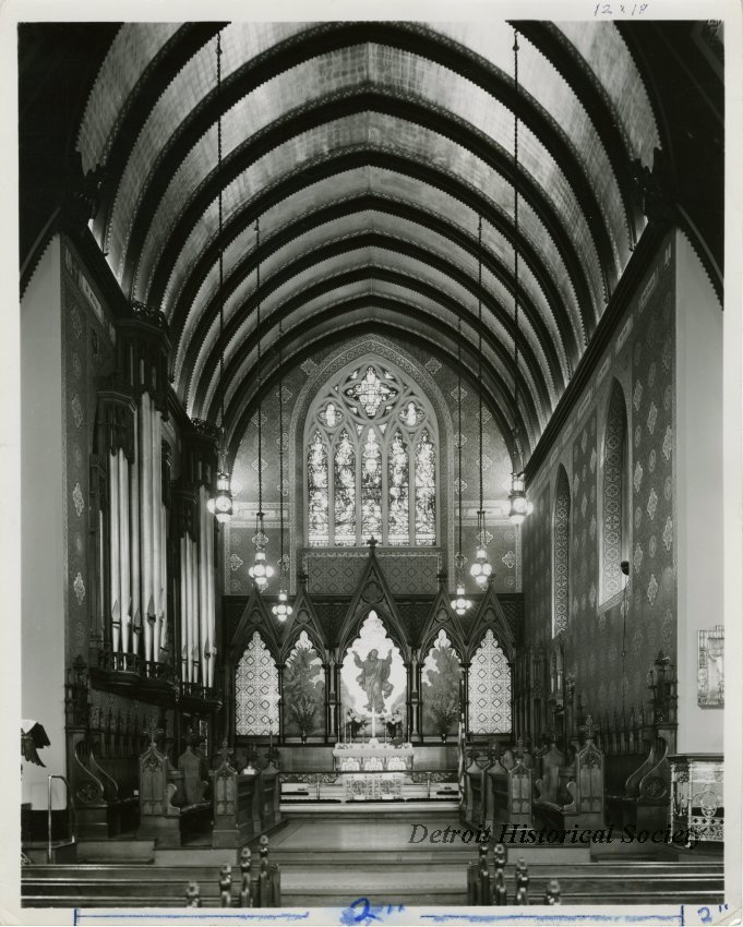 Christ Church Detroit Interior, c.1965 – 2014.003.400