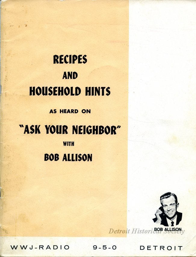 "Ask Your Neighbor" Recipe Book - 2016.144.001