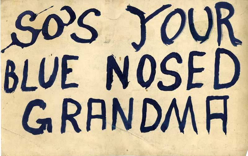 So's Your Blue Nosed Grandma