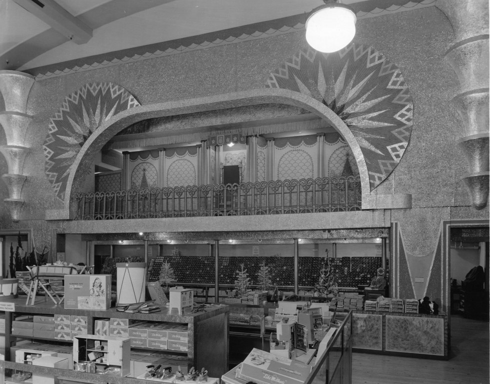 Auditorium-turned-shopping paradise (1940s)