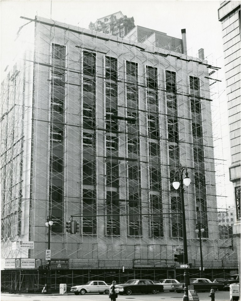 c. 1965, Transforming into the new Rockwell-Standard Building.