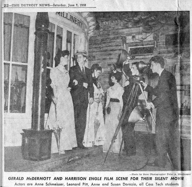 Detroit News, Saturday June 7, 1958.