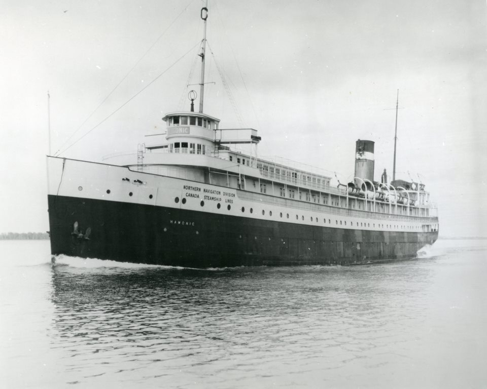 Passenger steamer, Hamonic, of the Northern Navigation Division of Canada Steamship Lines, c.1940
