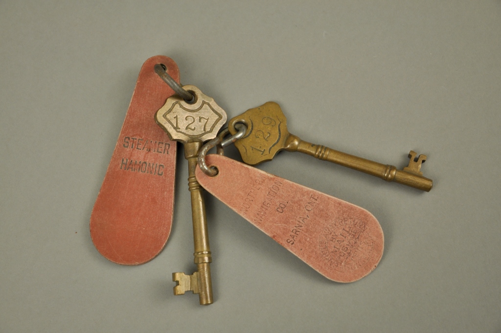 SS Hamonic keys for cabins #127 and #129
