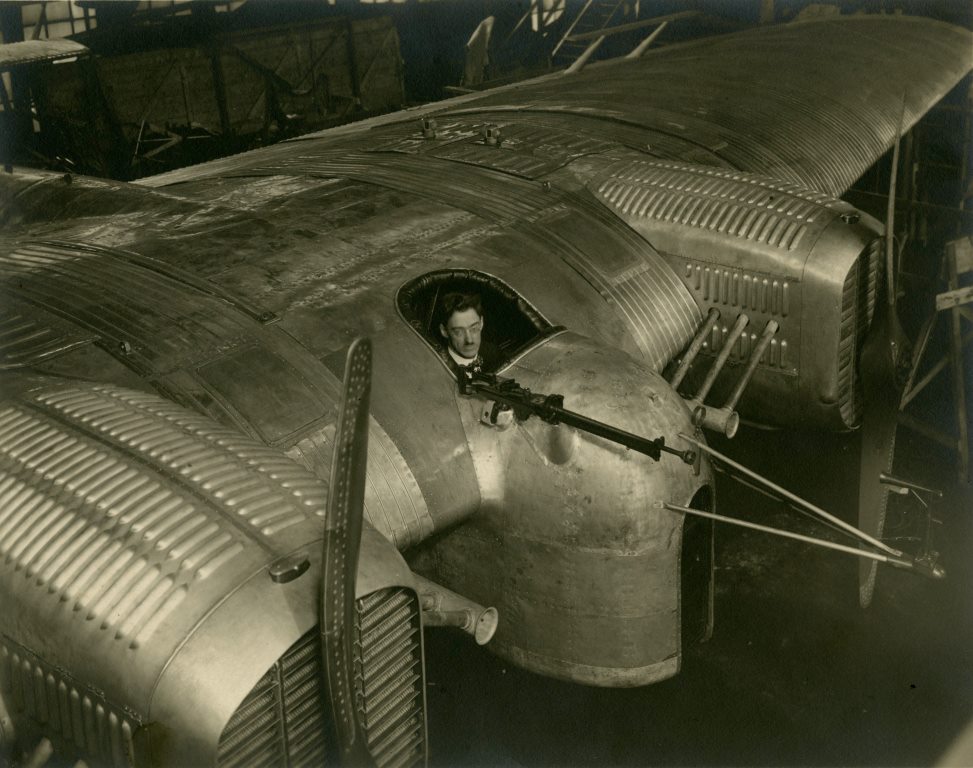 William Bushnell Stout in the cockpit of a Stout ST-1, 1922.