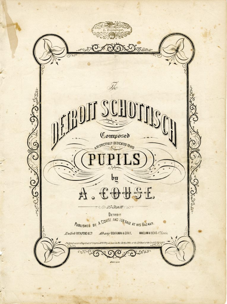 The Detroit Schottisch, 1854