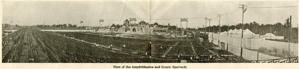 This panoramic image of the stadium came from the program for the 1923 Awakening