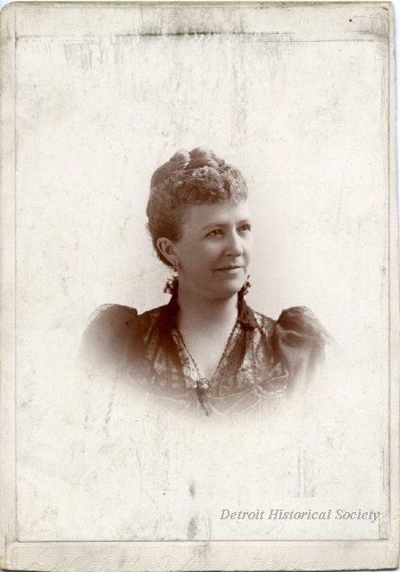 Cabinet card of Annette Alger, c. 1892.