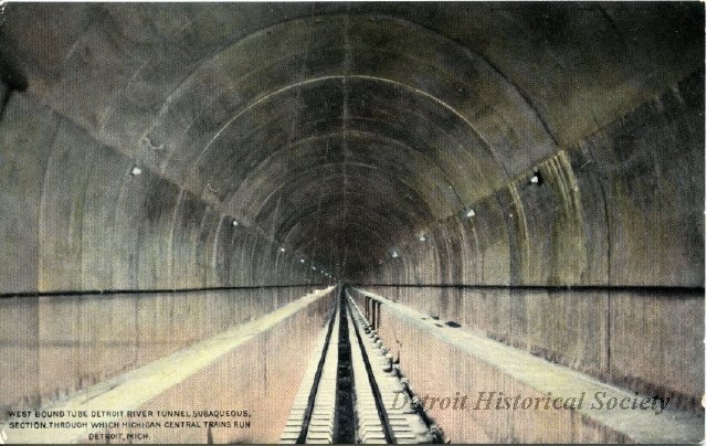 MCR tunnel interior postcard 2012020668