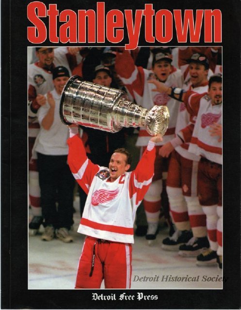 Book comemmorating the Red Wing's 1997 Stanley Cup - 1997.018.002
