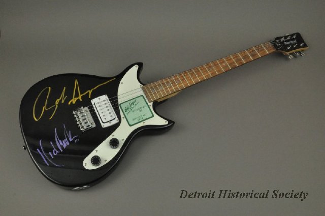 Guitar signed by Bob Seger and Kid Rock, 1983 - 2006.005.025