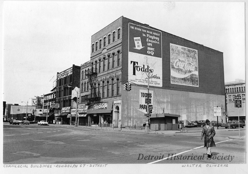 Randolph Street Commercial Buildings, corner of Randolph and Monroe, c.1980 – 2008.033.200