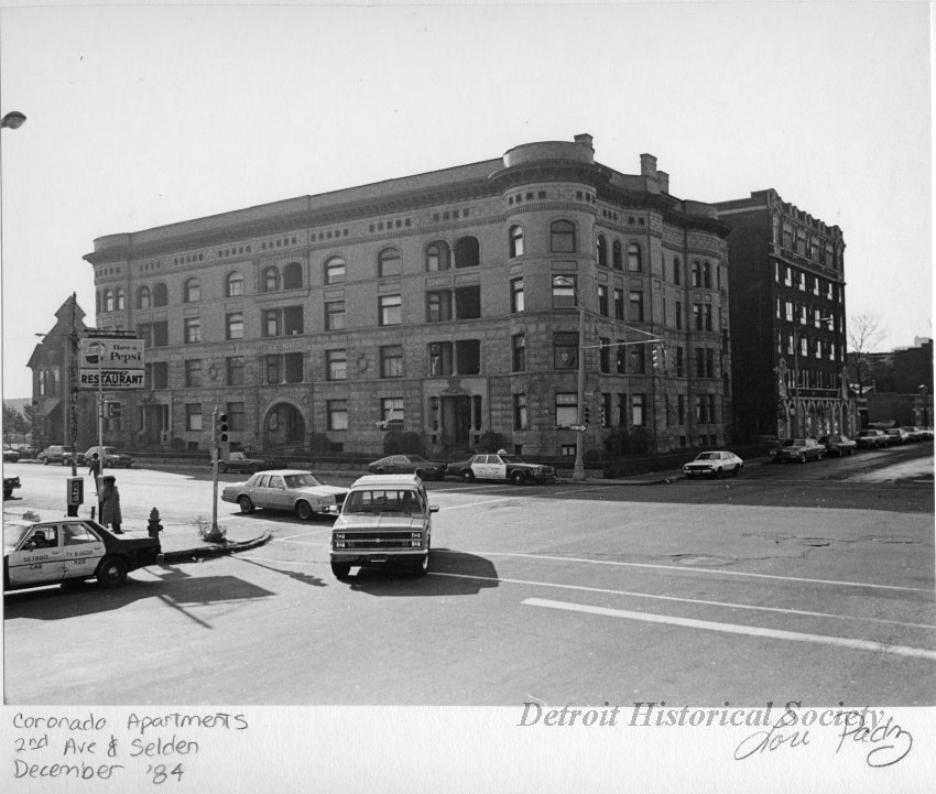 The Coronado Apartments at 2nd Avenue and Selden Street, 1984 – 2008.033.406