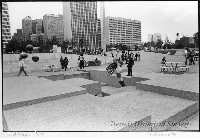 Photo of Hart Plaza, 1979