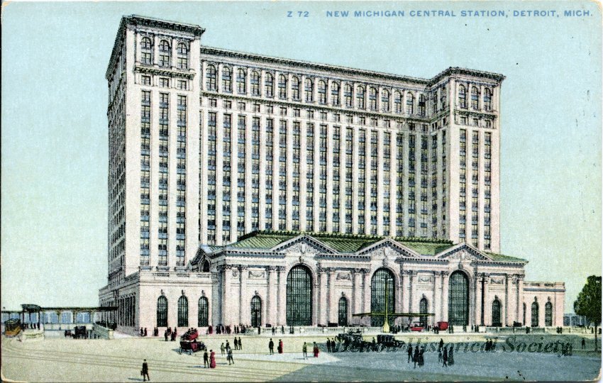 Michigan Central Station Postcard