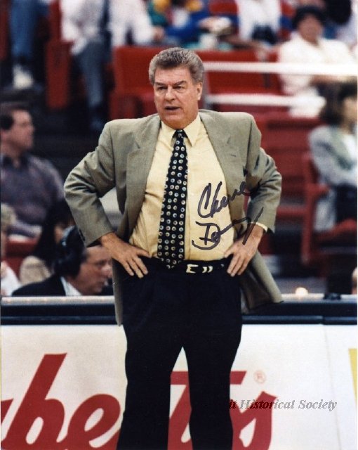 Signed photo of Chuck Daly