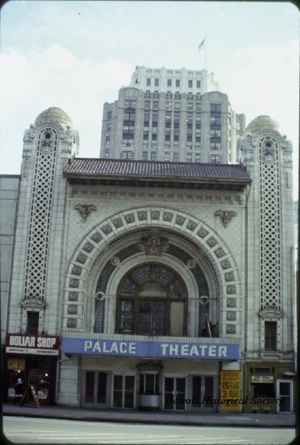 The Water Board Building rising behind the Palace Theatre, 1980 - 2010.004.338