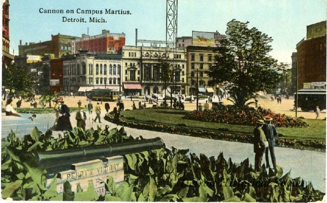 Campus Martius Postcard, 1915
