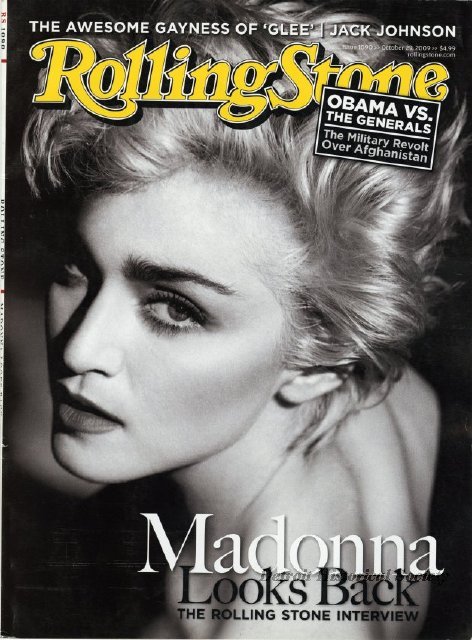 Madonna on the cover of The Rolling Stone Magazine, 2009 - 2012.005.033