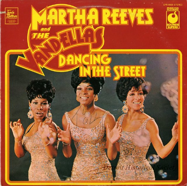 Martha Reeves and the Vandellas' record "Dancing in the Streets", 1973 - 2012.005.043