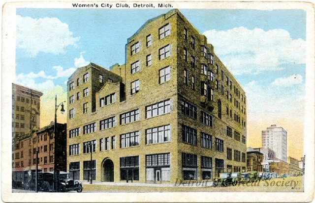 Women's City Club postcard, 1920s - 2012.020.123
