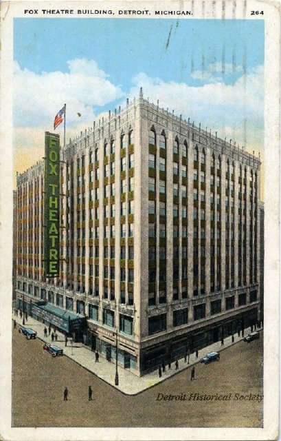 Fox Theatre postcard, 1929
