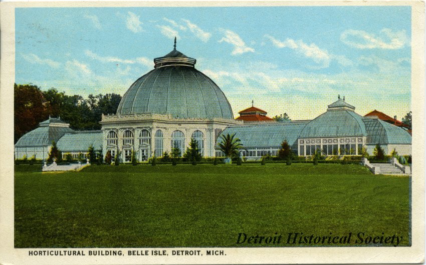 Anna Scripps Whitcomb Conservatory postcard, 1924 – 2012.020.813