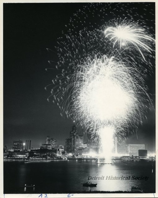 Freedom Festival fireworks display, 1960