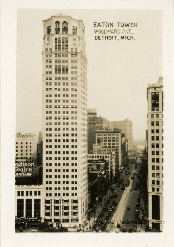 Photo print of the Eaton Tower (David Broderick Tower), c.1927