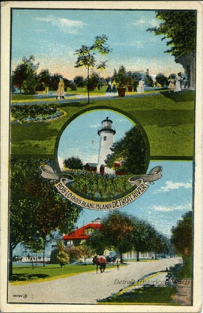 Bob-Lo Postcard, 1920