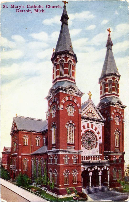 St. Mary’s Catholic Church Postcard, c.1910 – 2012.044.614