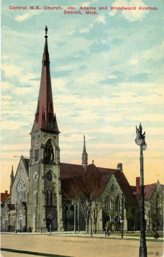 Central United Methodist Church Postcard, 1920s – 2012.045.112