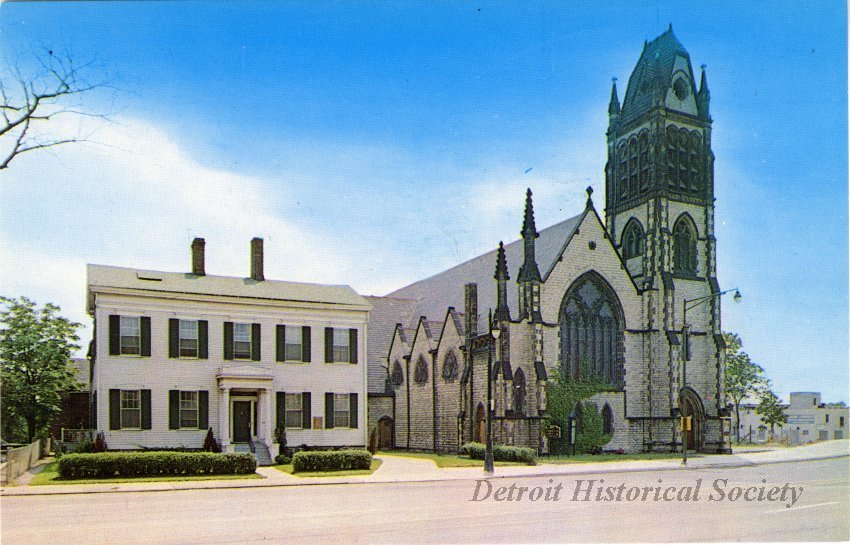 Christ Church and Sibley House Postcard, 1950s – 2012.045.115