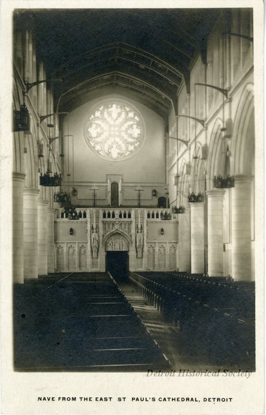 Cathedral Church of St. Paul Interior Postcard, 1910s – 2012.045.118
