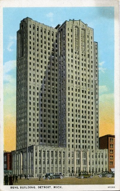 Buhl Building Postcard, 1925