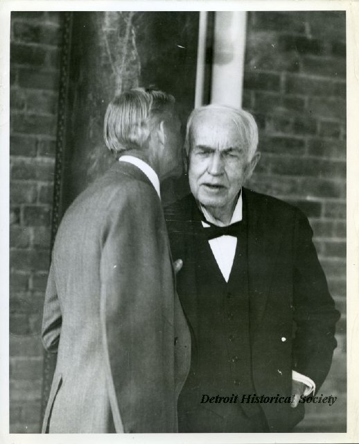Henry Ford speaking to Thomas Edison, 1928