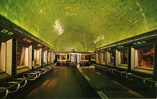 Postcard of Belle Isle Aquarium interior, c.1955 - 2012.046.696
