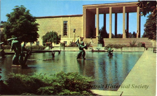 Cranbrook Art Museum Postcard, 1950