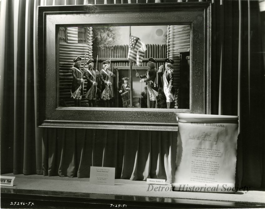 "Detroit Under the American Flag" Diorama - 2012.047.186