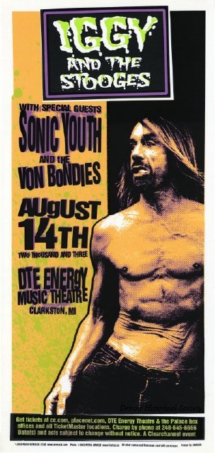 Iggy Pop and the Stooges concert poster, 2003 - 2012.050.011