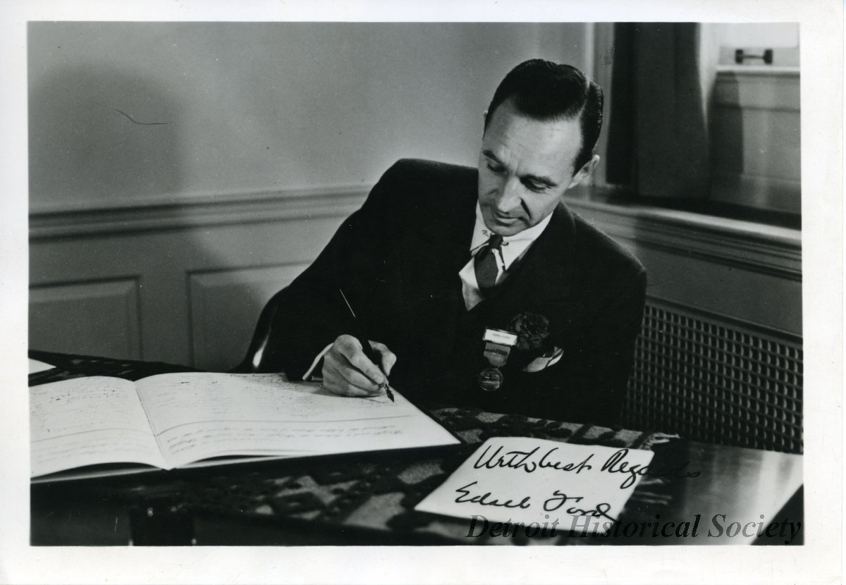 Edsel Ford at Desk, C.1928 - 2013.048.521